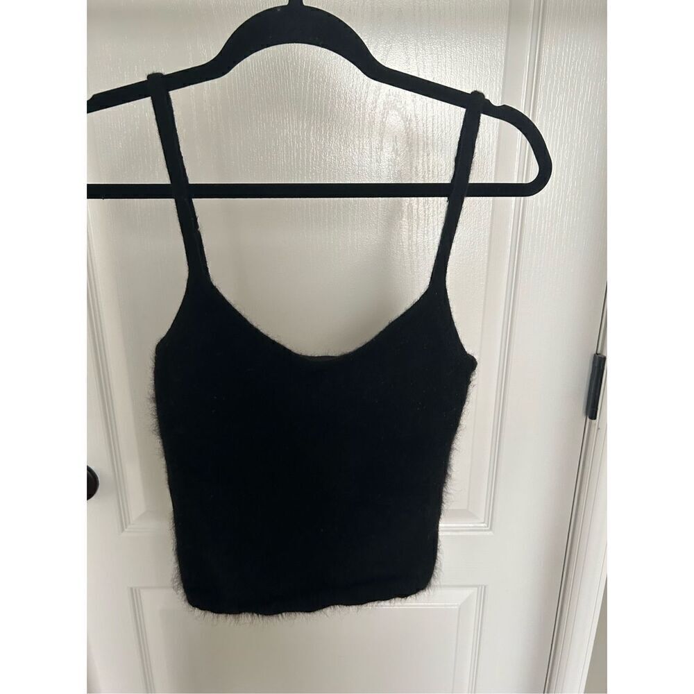 Ralph Lauren Black Label Tank Top Size M 60% Angora Rabbit Hair Wool Blend